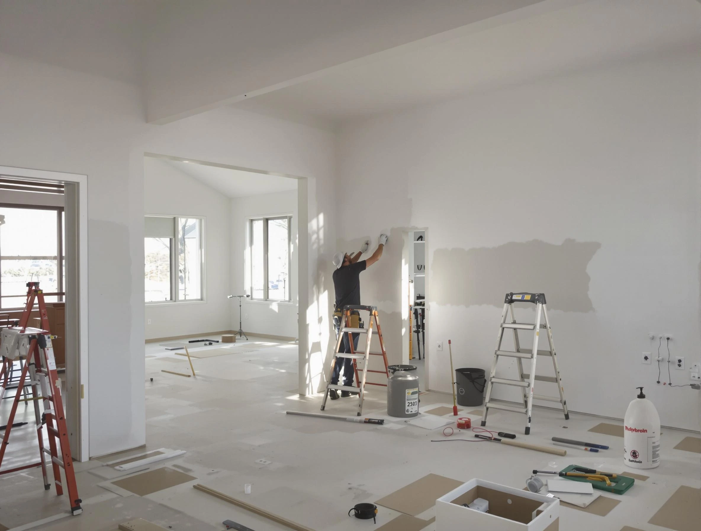 Detailed drywall installation with Peoria House Painters in Peoria